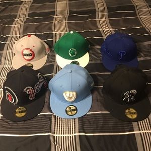 (6) New Era Fitted Hats